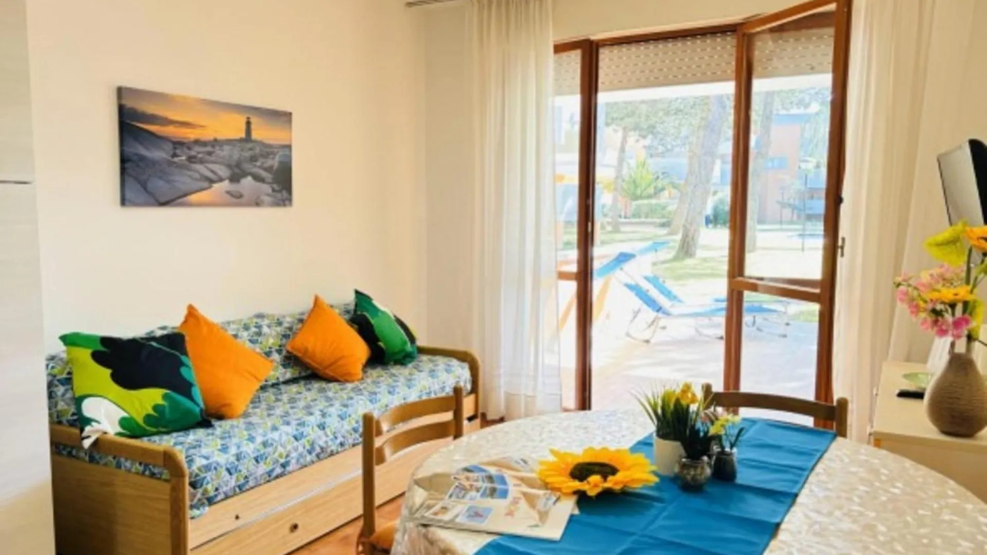 Flat With Terrace Overlooking The Pool - Beahost Bibione